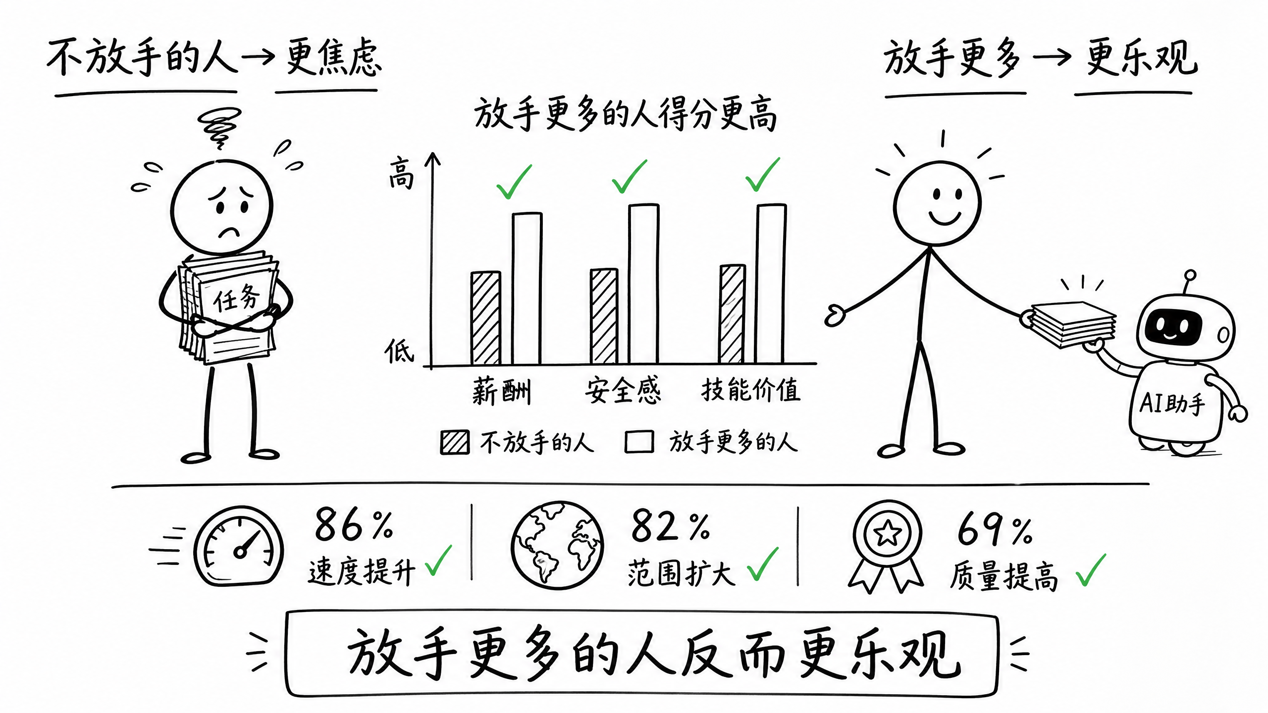 放手更多的人反而更乐观