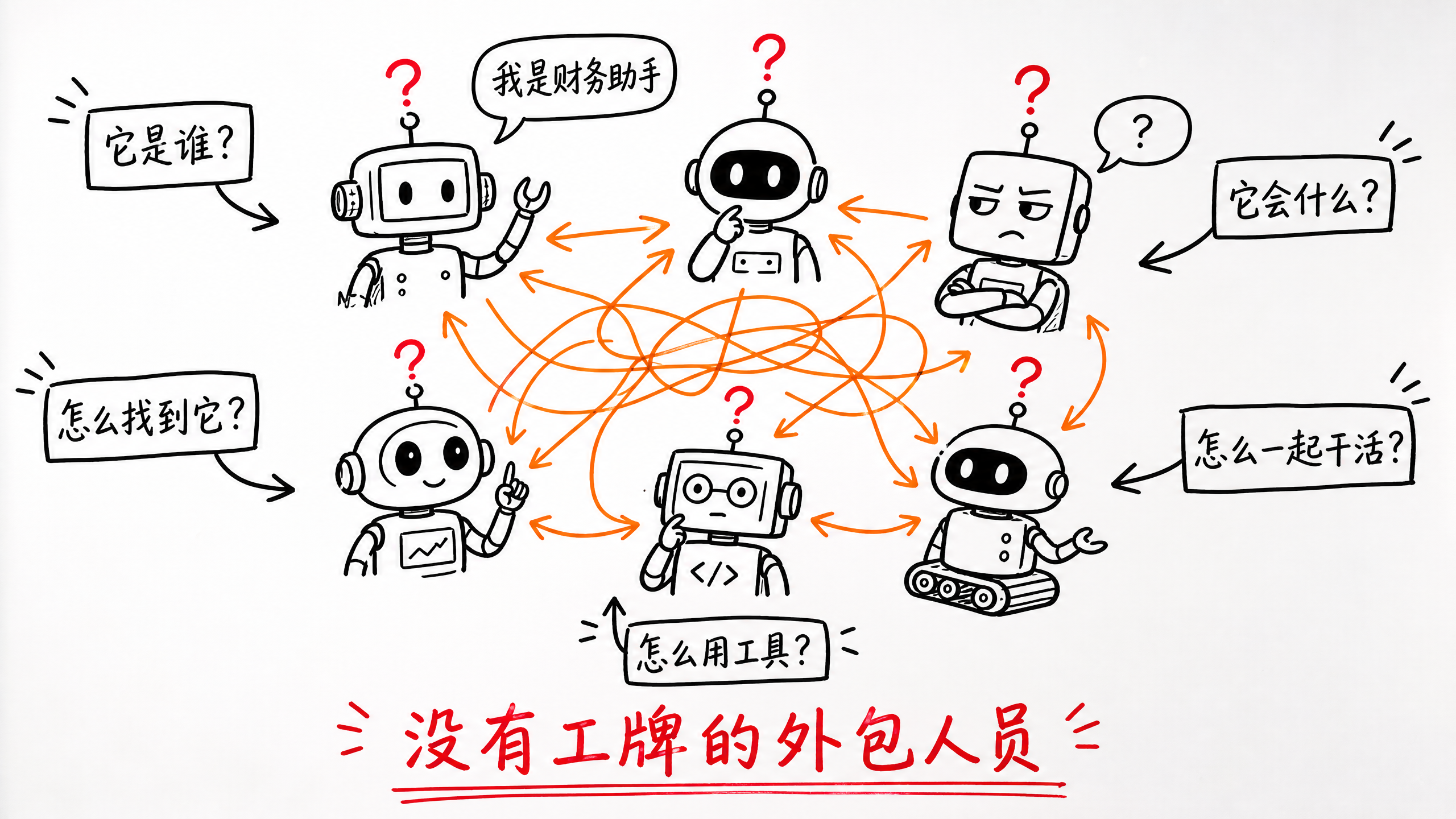 没有工牌的外包人员